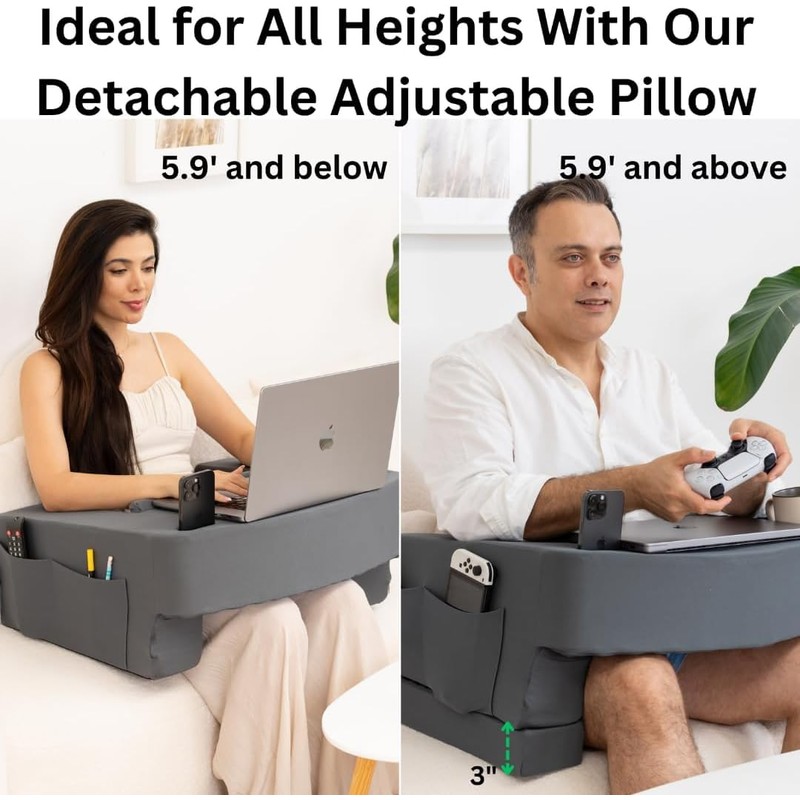 Reading Pillow for Gaming – Extra Large Lap Desk &