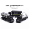 3pcs 1:50 Truck Model Toy Set Pull Back Recovery Tanker