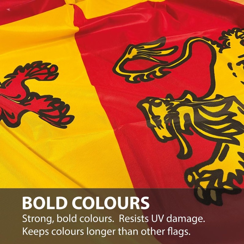 NWFlags Outdoor Heavy Owain Glyndwr Flag 5ft x 3ft 110d