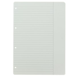 Landré Ringbucheinlagen A4 liniert weißer Rand, 100 Blatt, 70 g/m², runde Ecken, gelocht