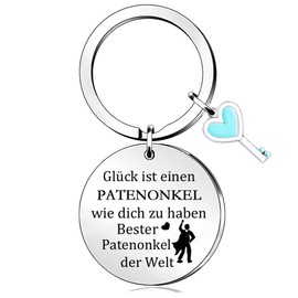Mum Key Pendant Grandma Aunt Mother's Day Gift Dad Uncle Grandpa Father's Day Valentine's Day Women Men Friends Daughter Son Graduation Teacher Birthday Treasure Christmas, Godfather