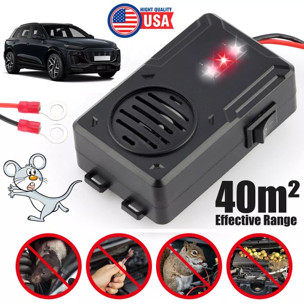 Unbranded Ultrasonic Mouse Repeller Rat Rodent for Car Wire Engine