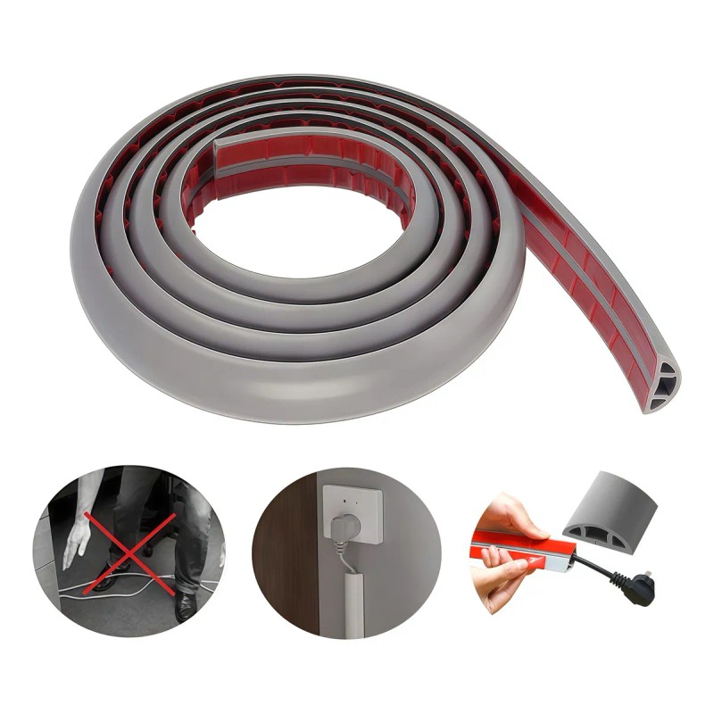 Organizador Y Protector De Cables Para Pisosd-line Con 5m