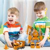 Mineup Magnetic Toy for Children, Construction Vehicles Car Toy Set,