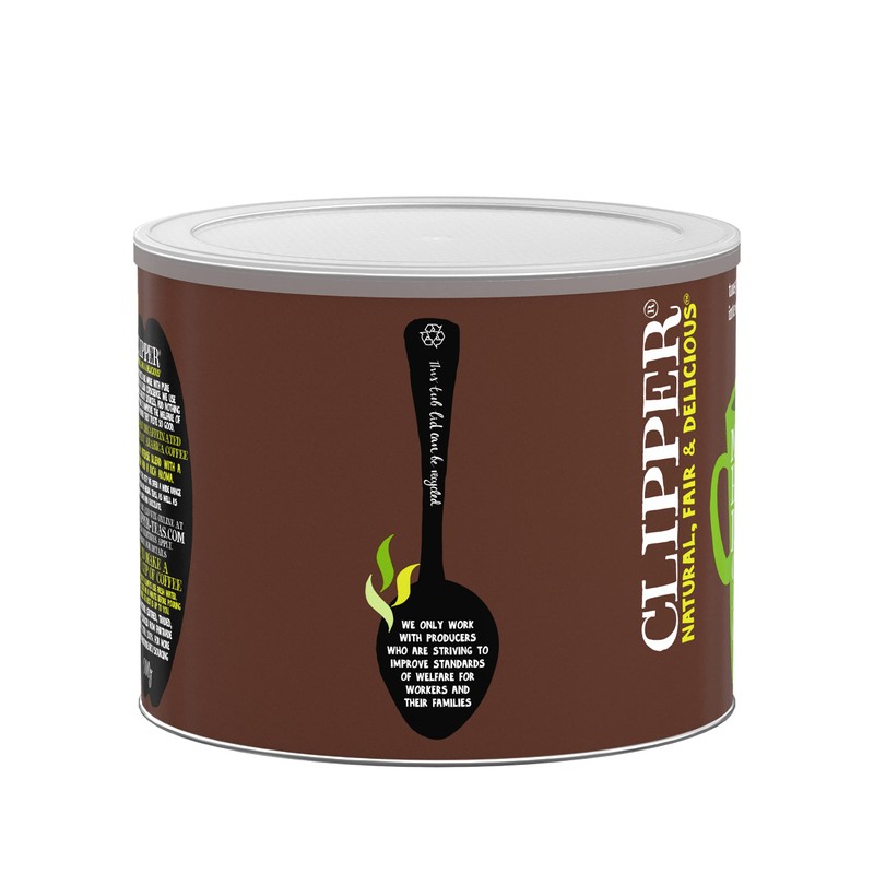 Clipper Organic Medium Roast Decaf Arabica Coffee | Decaffeinated Instant