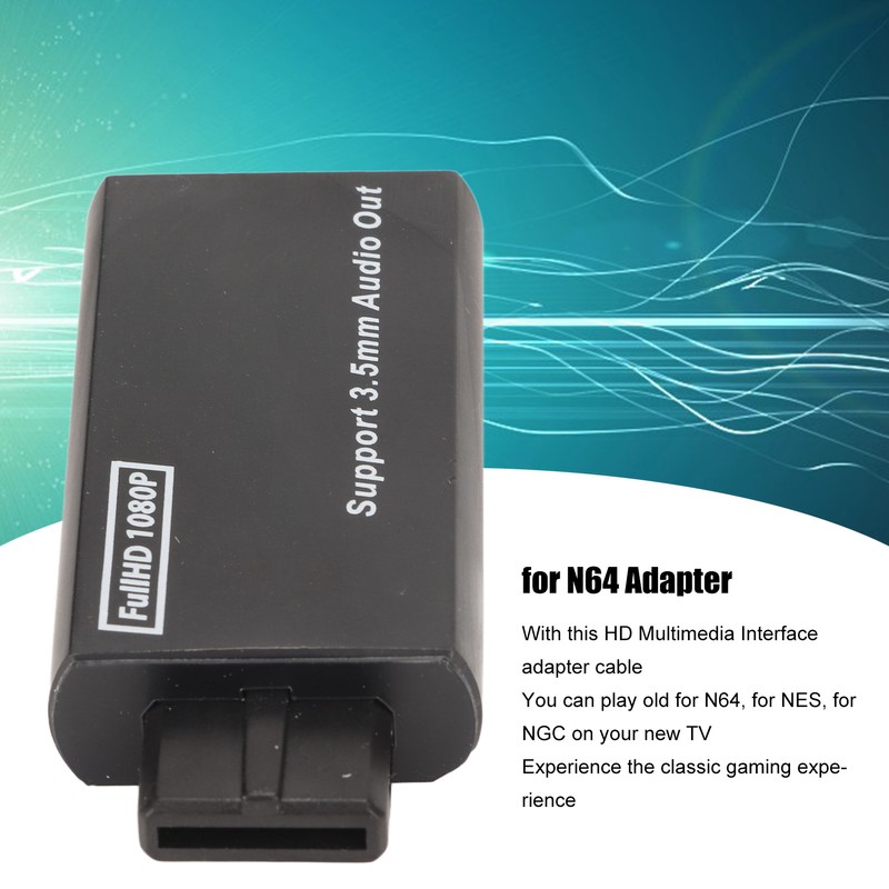 for N64 to HD Multimedia Interface Adapter Professional Full HD