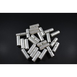 Install Bay 4 GAUGE 2 PK UNINSULATED NON INSULATED BUTT CONNECTOR CRIMP TERMINAL WIRE UBC4