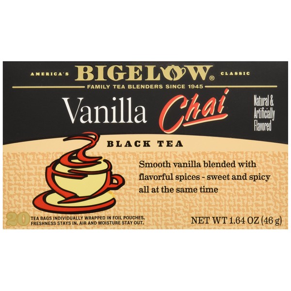Bigelow Vanilla Chai Tea Bags - 20 ct
