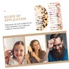 Gatuida Wide Tooth Detangling Hair Combs 2pcs Portable Anti-Static Acetate