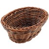 Nagao 01018120 Basket, Washable Basket, Economy, Oval Shape, 7.9 inches