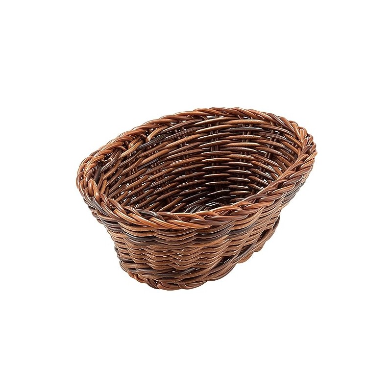 Nagao 01018120 Basket, Washable Basket, Economy, Oval Shape, 7.9 inches