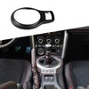 JONKOKO Matte Black Car Interior Gear Shift Frame Trim Sticker