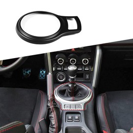 JONKOKO Matte Black Car Interior Gear Shift Frame Trim Sticker for Subaru BRZ Toyota 86 2013-2020 Auot Center Console Accessories