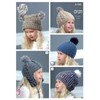 King Cole 5100 Knitting Pattern Childrens Hats in King Cole