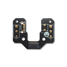Hokeyio Mouse HOTSWAP Button PCB Board for ZYGEN NP01 Wireless NP01S Mechanical Micro Switch Button Motherboard DIY Repair Part Replacement Compatible