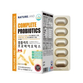 네이처랜드 컴플리트 프로바이오틱스 60캡슐 Natureland Complete Probiotics 60 Capsules