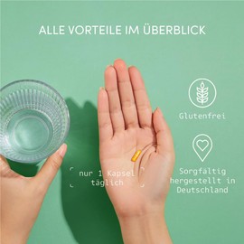 Orthoflor – 60 Capsules – Gut Health and a Strong Immune System – Laboratory Tested, Gluten-Free + Made in Germany