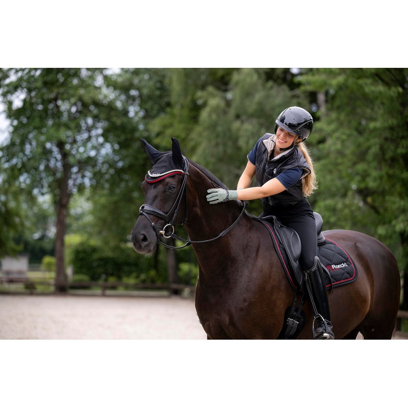 Roeckl Sports equestrian gloves MELBOURNE, summer riding glove, navy blue
