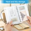 A6 Ring Binder Notebook with 20Pcs Plastic Binder Envelopes Binder
