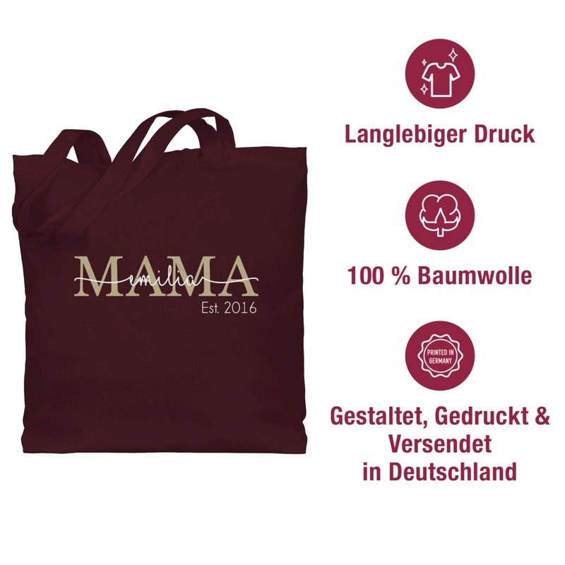 Geschenk mit Namen personalisiert by Shirtracer - Cotton Bag -