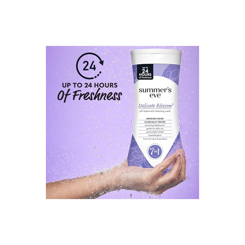 Summer's Eve Cleansing Wash, Delicate Blossom, 15 Oz