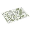 Sage Green Dish Drying Mat for Kitchen Counter, Vintage Herbs