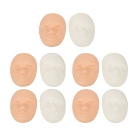 Tattoo Practice Skin Head Silicone Independent Package 3D Microblading Practice Skin Head