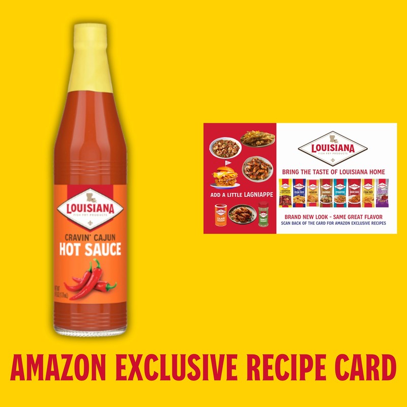 Louisiana Cravin Cajun Hot Sauce (Pack of 4)