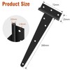 Shed Door Hinges, 8 Inch (200mm) Door Hinges, Heavy Duty