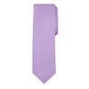 Jacob Alexander Solid Color Men's Regular Tie - Lavender