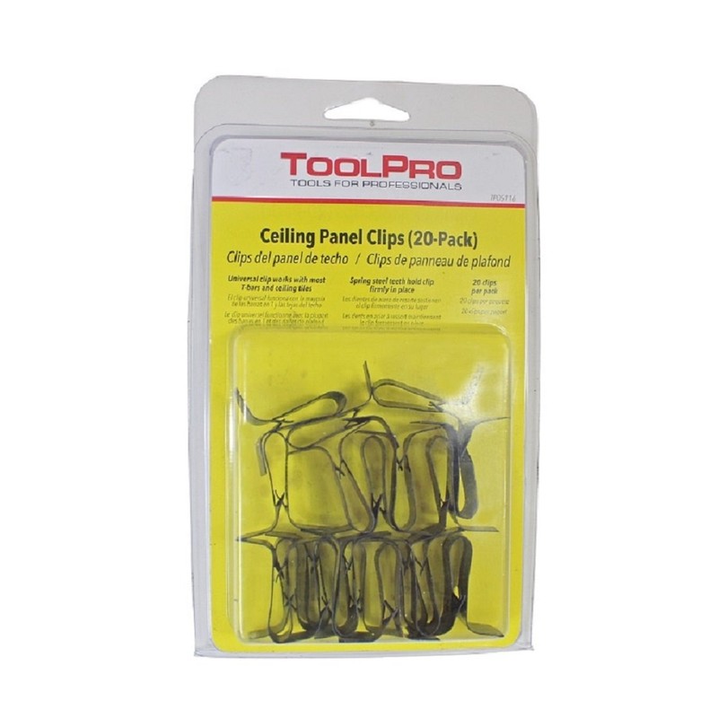 ToolPro Ceiling Panel Hold-Down Clips (20-Pack)