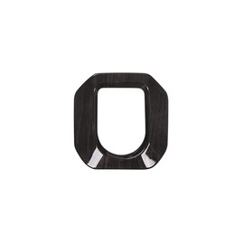 ABS Center Console Matte Gear Shift Panel Cover Trim For RangeRover Evoque 2014-2018 (Black ash wood Grain)