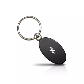 Au-Tomotive Gold, Inc Dodge RT Black Aluminum Oval Key Chain Key-ring Keychain