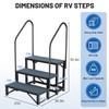 RV Steps Spa Steps with Handrail - 3 Step Hot