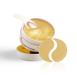 RUPACHOICE™ 24K Gold Under Eye Patches – 60 Pcs (30 Pairs) with Collagen, Caffeine & Hyaluronic Acid – Anti-Wrinkle, Puffy Eyes, Dark Circles, Fine Lines & Hydration