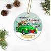 First Christmas Ornament 2021 - Our First Christmas As A