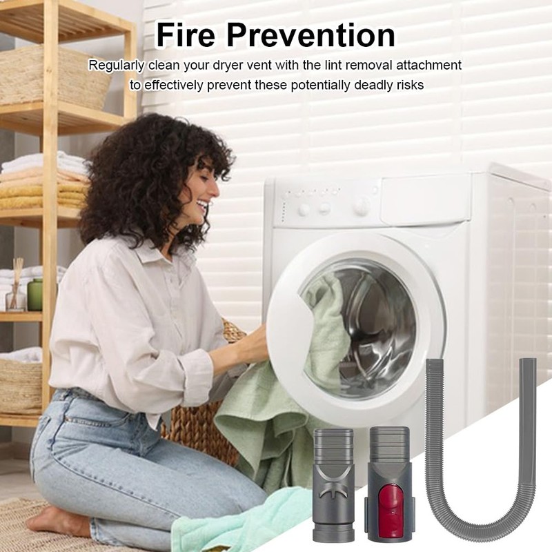 Dryer Vent Cleaner Kit,Dryer Vent Lint Hose for Dyso-n,Dryer Lint