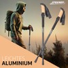 Speeron Anti-shock Hiking Poles: 1 Pair Telescopic Hiking Poles, Aluminium,