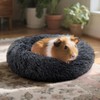 HeNdShe Guinea Pig Bed Soft Washable Donut-Shaped Burrowing Pet Bed