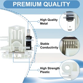 DD81-02132A Dishwasher Door Latch for Sam.sung DW80 Series DW80f600UTS DW80f800UWS DW80r5060US DW80r2031US DW80r5061UG, Part#DD81-01629A DD81-01549A by TOMOON