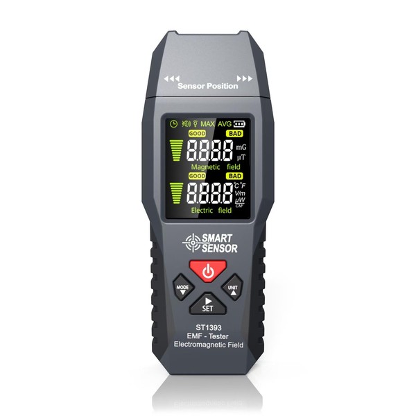 EMF Meter, Handheld LCD EMF Tester, Digital Electromagnetic Field Radiation
