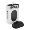 Mouse Techzone Inalámbrico Click Silencioso 1600 Dpi Negro Negro