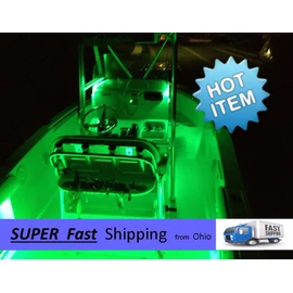 GREEN Premium Quality Pontoon & Fishing Boat Part - - 16ft. LED's KIT
