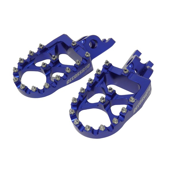 Accossato Offroad Trittbretter blau aus Ergal 7075 für BETA RR
