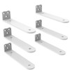 Eurydice Heavy Duty Floating Shelf Brackets, 1/4 inch Thick L