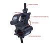 Sarknoah.Black Aluminum Pro Swivel Dual Coupler Clamp.Fits 2″ Tube 1100LB