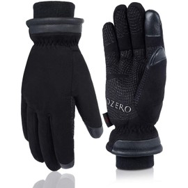 Winter Waterproof Glove, -30 ℉ Cold Proof Touchscreen Anti Slip Silicon Palm Warm Glove for Driving Motorcycle Cycling Running Hiking Snow Ski in Cold Weather,Warm Gifts for Men and Women M Size