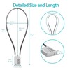 SISAV 50CM/20in Long Cable Locks Cable 4-Digit Combination Lock Re-settable