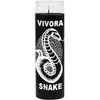 INDIO Snake Black Candle - Silkscreen 1 Color 7 Day