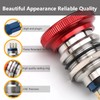 STARELO 22MM Metal Emergency Stop Mushroom Latching Push Button Switch